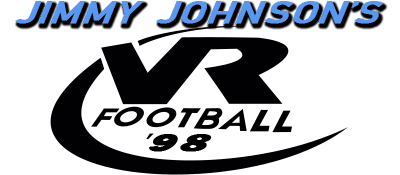 Jimmy Johnson's VR Football 98 logo for Playstation